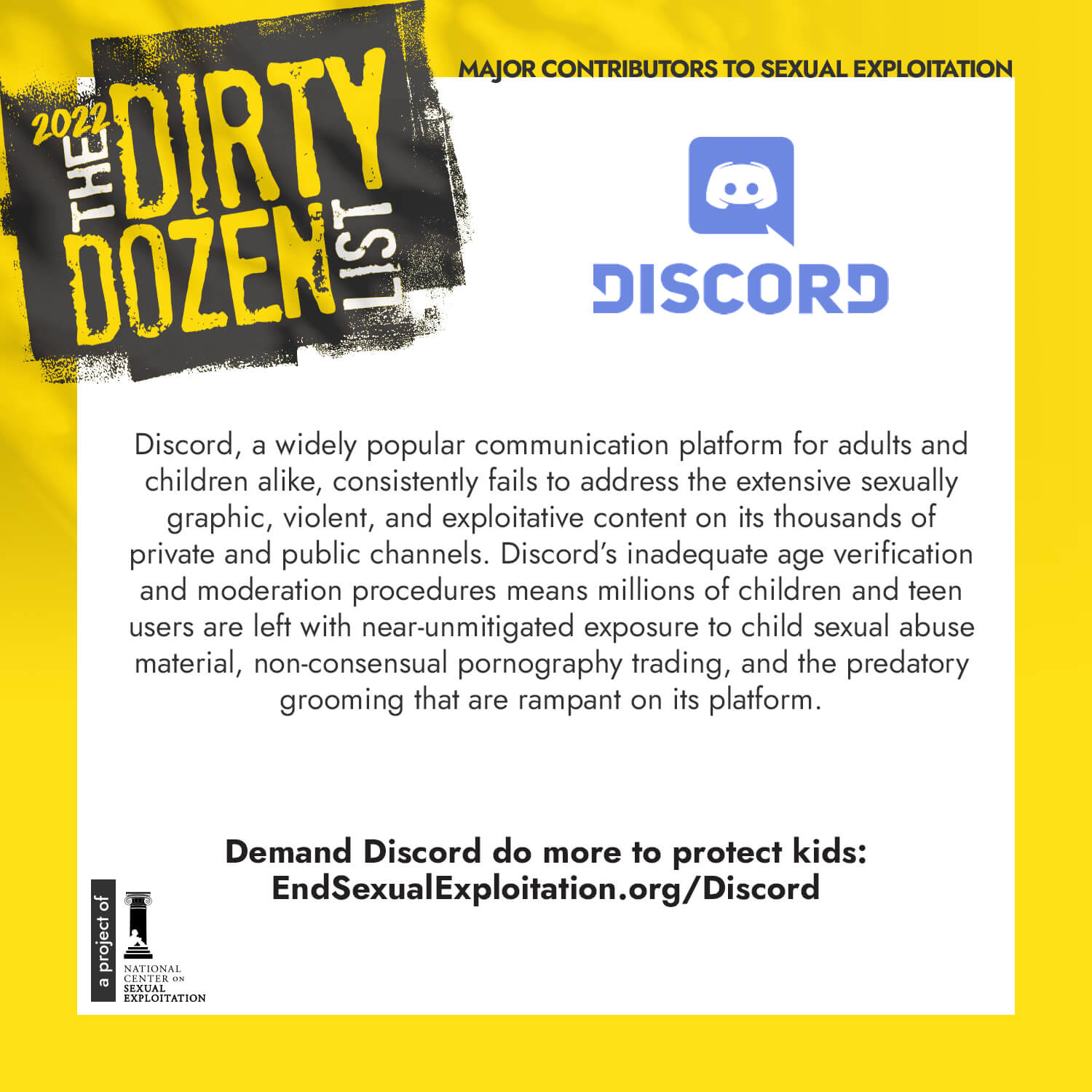 Dirty Dozen List 2022 Discord